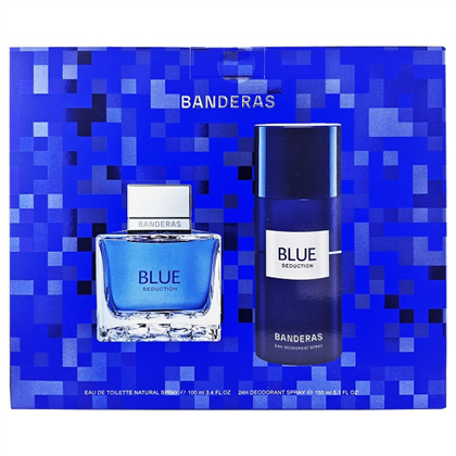 A.B.BLUE SEDUCTION MEN  set (M) (edt100 ml+deo150ml)