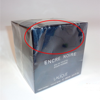 CТОК  LALIQUE ENCRE NOIRE MAN  edt (M) - брак спрея, подтекает