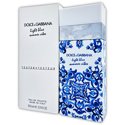CТОК D&G LIGHT BLUE SUMMER VIBES  edt (M) - tester течёт остаток 90%