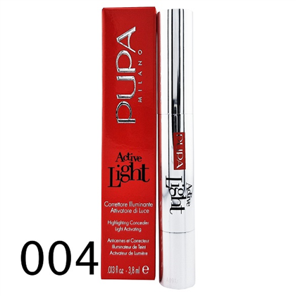 PUPA Active Light Highlighting Concealer корректор-высветлитель 004 Luminous Peach