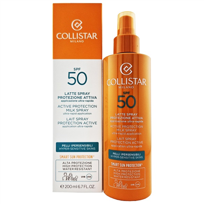 COLLISTAR ACTIVE PROTECTION MILK SPRAY ultra-rapid applic.SPF 50 солн/защ/мол/д/тела спр. К26252