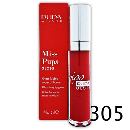 PUPA Miss Pupa Gloss блеск д/губ 305 Essential Red