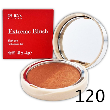 PUPA Extreme Blush Duo двойн. комп. румяна 120 Radiant Caramel - Glow Spice