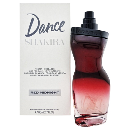 SHAKIRA RED MIDNIGHT  edt (L) - Tester