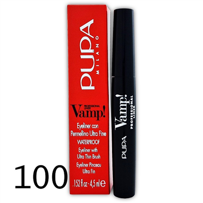 PUPA VAMP!! 100 PROFESSIONAL LINER подводка тонкая кисть