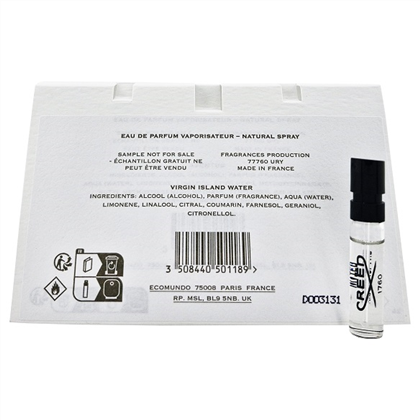 CREED VIRGIN ISLAND WATER  edp (U) vial