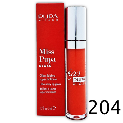 PUPA Miss Pupa Gloss блеск д/губ 204 Timeless Coral