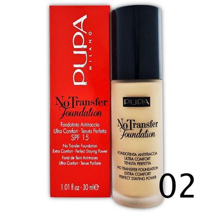 PUPA No Transfer Foundation Extra Comfort тон. крем 02 Light Beige