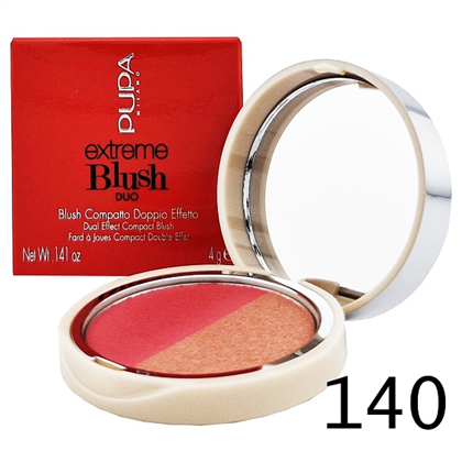 PUPA Extreme Blush Duo двойн. комп. румяна 140 Radiant Flamingo - Glow Creamy