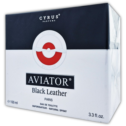 SPPS BLUE AVIATOR Black Leather MAN  edt (M)