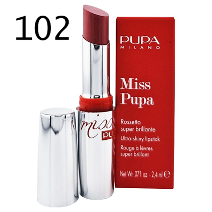 PUPA Miss Ultra Brilliant Lipstick помада д/губ 102 Candy Nude