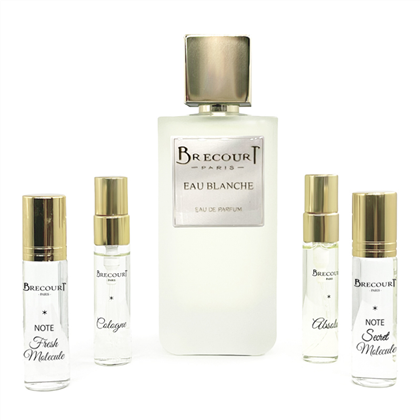 BRECOURT EAU BLANCHE set edp (L) 100ml+(5ml absolu+5ml col+2*7ml парф.фільтри)