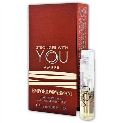 G ARMANI STRONGER WITH YOU AMBER  edp (M) vial