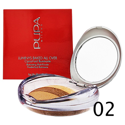 PUPA Luminys Baked All Over Blush-Powder пудра-рум. д/лица 02 Stripes Natural