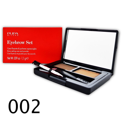 PUPA Eyebrow Design Set н-р д/бровей (цв.пудра+воск) 02 Brown