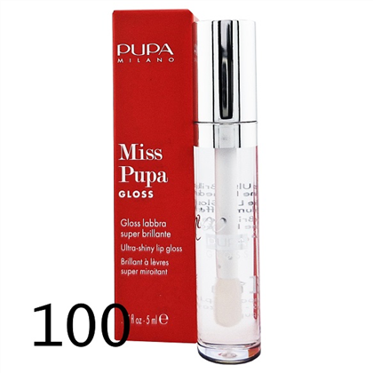 PUPA Miss Pupa Gloss блеск д/губ 100 Crystal Glass