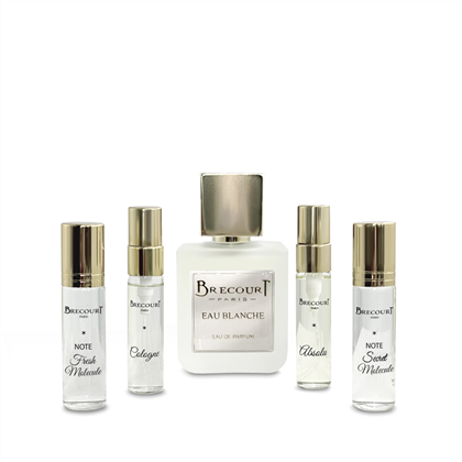 BRECOURT EAU BLANCHE set edp (L) 50ml+(5ml absolu+5ml col+2*7ml парф.фільтр)
