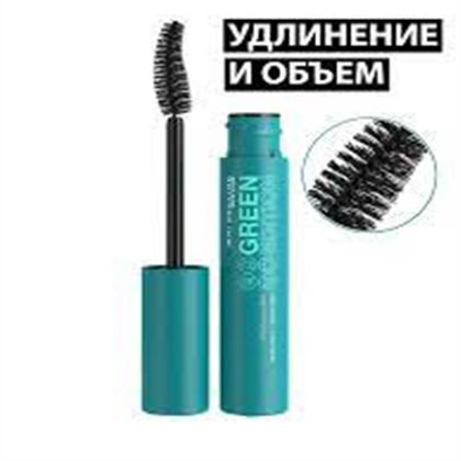 MAYB. Green Edition Mega Mousse Mascara удлин. подкручив. тушь д/ресниц 002 Very Black