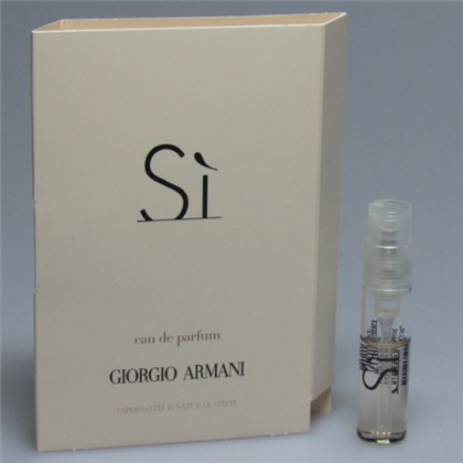 G ARMANI SI for WOMAN  edp (L) vial