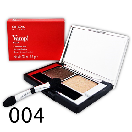 PUPA Vamp! Compact Duo Eyeshadow двойн. тени д/век 04 Bronze Amber