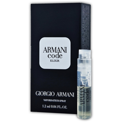 G.ARMANI CODE pour HOMME ELIXIR  parf (M) vial
