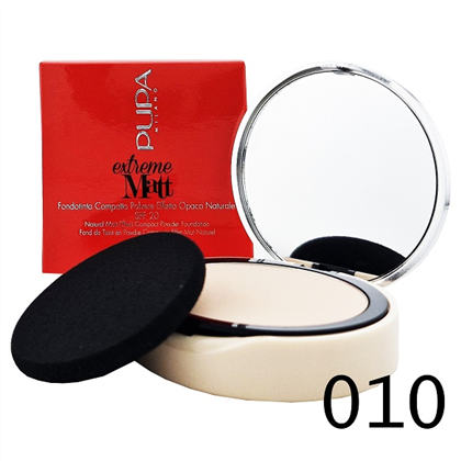 PUPA Extreme Matt Foundation пудра комп. 010 Porcelain
