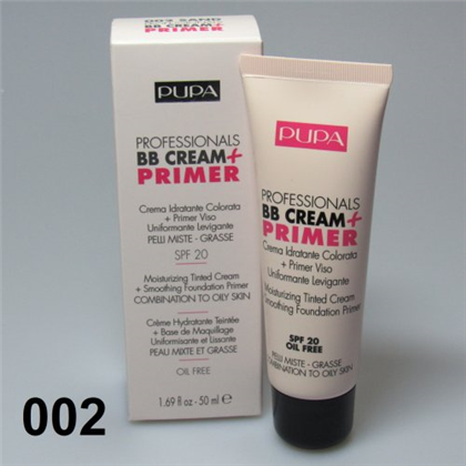 PUPA ВВ Cream + Primer Tone-Cream тон. крем д/комб./жирной кожи 002 Sand