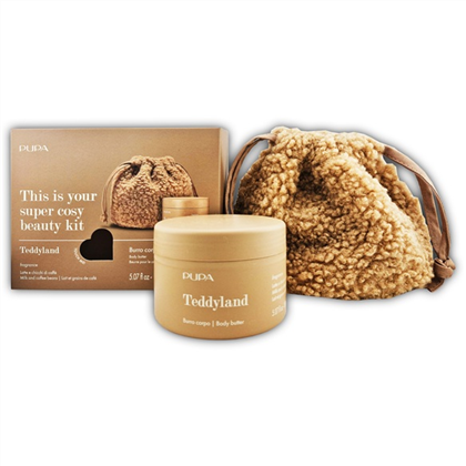 PUPA Teddyland Milk And Coffee Beans крем-масло д/тела + косметичка
