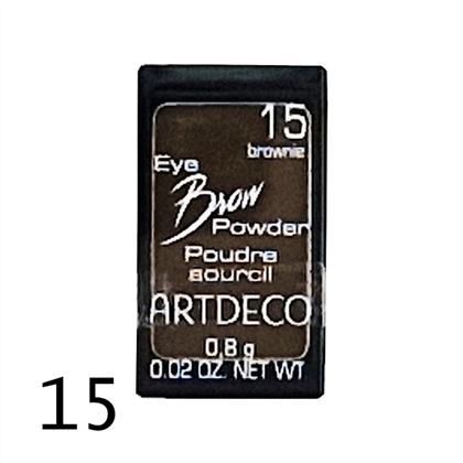 ARTDECO EYE BROW POWDER пудра д/бровей 15 Brownie