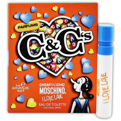 MOSCHINO chep&cheek ILOVE.LOVE  edt (L) vial