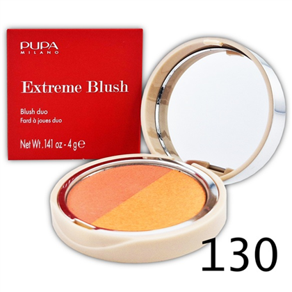 PUPA Extreme Blush Duo двойн. комп. румяна 130 Matt Salmon - Radiant Peach