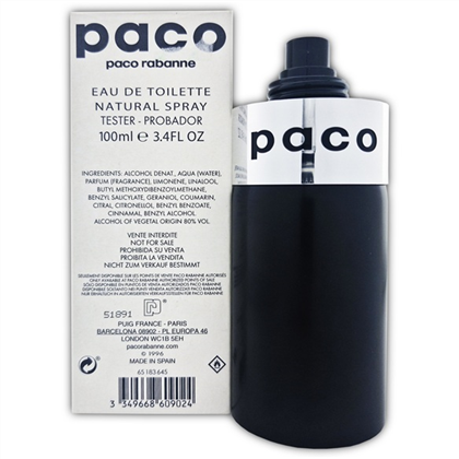 СТОК  PACO PACO RABANNE  edt (М) (тубус) - tester остаток 70%