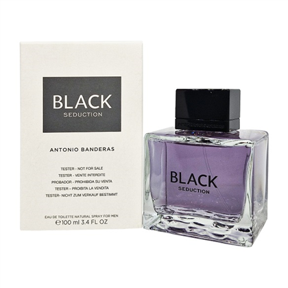 A.B. SEDUCTION MEN in BLACK TRY ME  edt (M) - Tester