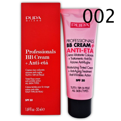 PUPA BB-Cream+Anti-Eta увл. антивозр. тон.крем д/лица 002 Sand