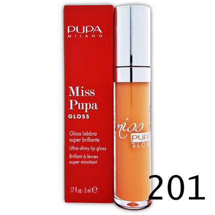 PUPA Miss Pupa Gloss блеск д/губ 201 Tender Apricot