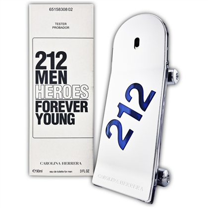 212 MEN HEROES YOUNG FOREVER  edt (M) new - Tester