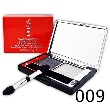 PUPA Vamp! Compact Duo Eyeshadow двойн. тени д/век 09 Silver Stone