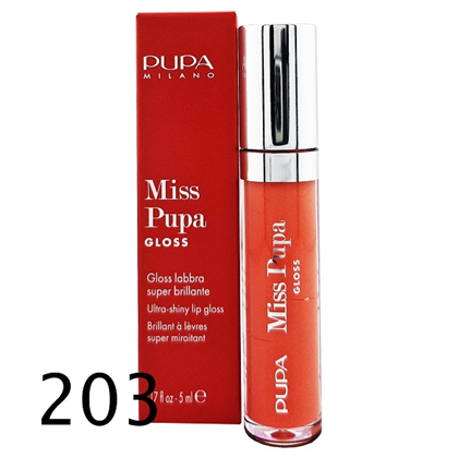 PUPA Miss Pupa Gloss блеск д/губ 203 Coral Emotion