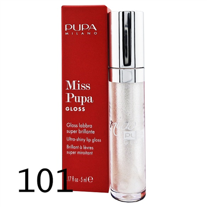 PUPA Miss Pupa Gloss блеск д/губ 101 Pearly Clear