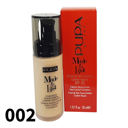 PUPA Made To Last Foundation тон.основа 002 Ivory