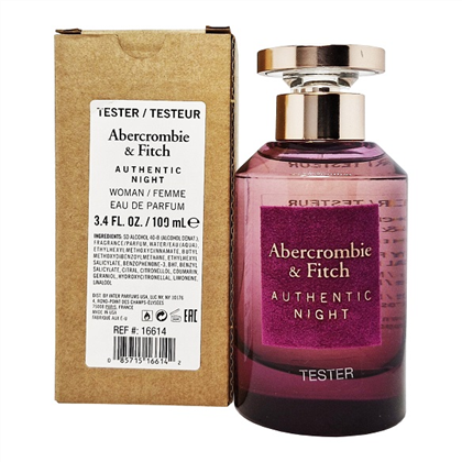 A&F AUTHENTIC NIGHT  edp (L) - Tester