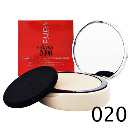 PUPA Extreme Matt Foundation пудра комп. 020 Light Beige