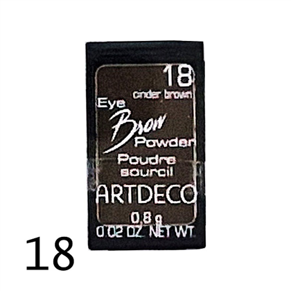 ARTDECO EYE BROW POWDER пудра д/бровей 18 Cinder Brown