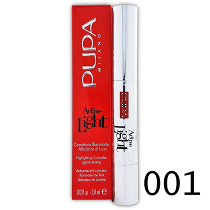 PUPA Active Light Highlighting Concealer корректор-высветлитель 001 Luminous Ivory