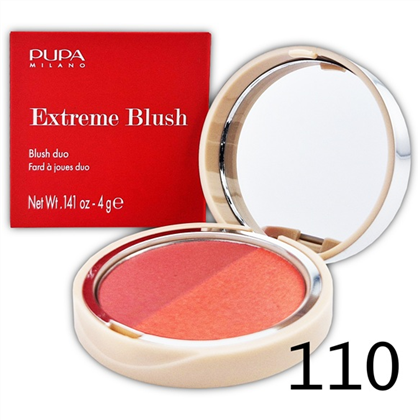 PUPA Extreme Blush Duo двойн. комп. румяна 110 Radiant Amarant - Glow Watermelon