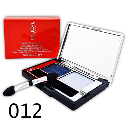 PUPA Vamp! Compact Duo Eyeshadow двойн. тени д/век 12 Magnetic Blue