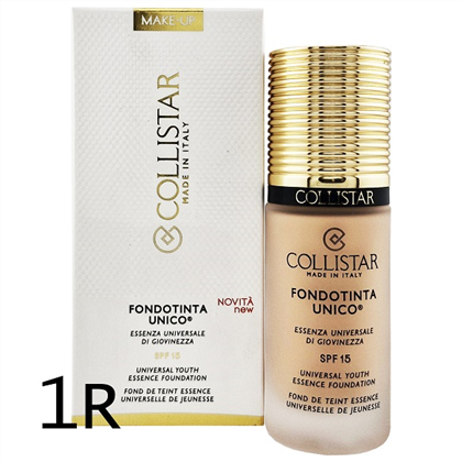 COLLISTAR UNICO UNIVERSAL YOUTH ESSENCE FOUNDATION SPF 15 (1R Rose Ivory)  омол.тон.осн. К13580