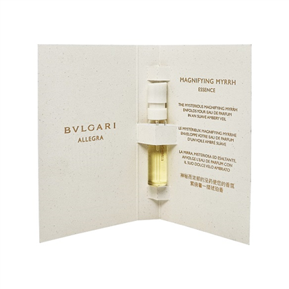 BVLGARI ALLEGRA MAGNIFYING MIRRH  edp (L) vial