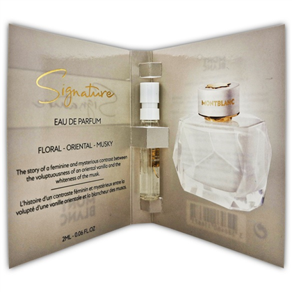 MONT BLANC SIGNATURE  edp (L) vial