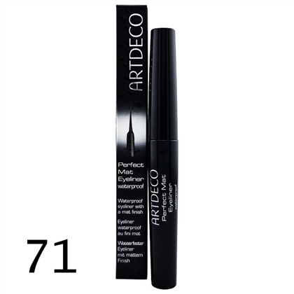 ARTDECO PERFECT MAT EYE LINER waterproof подводка д/глаз 71 Black